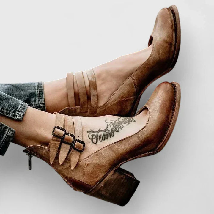 Janelis | Orthopedic Block Heel Sandals