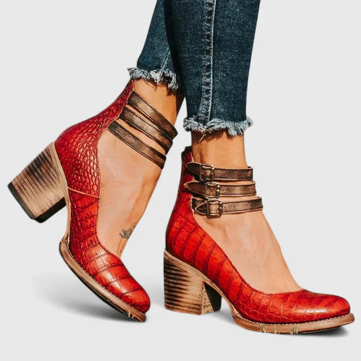 Janelis | Orthopedic Block Heel Sandals