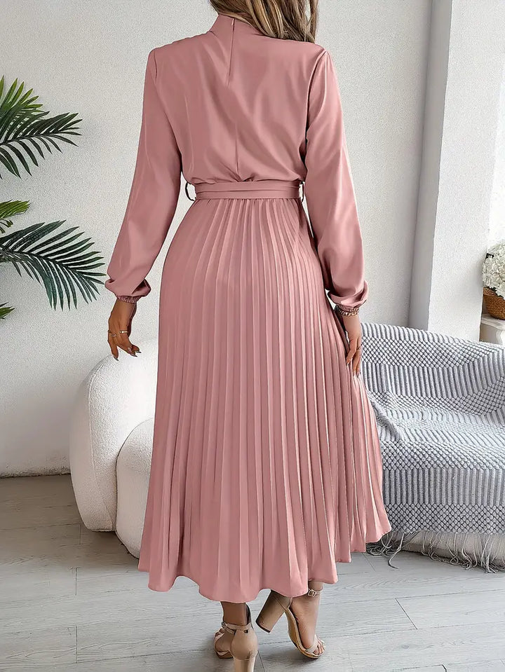 Rae | Pleated Midi Wedding Guest Dress