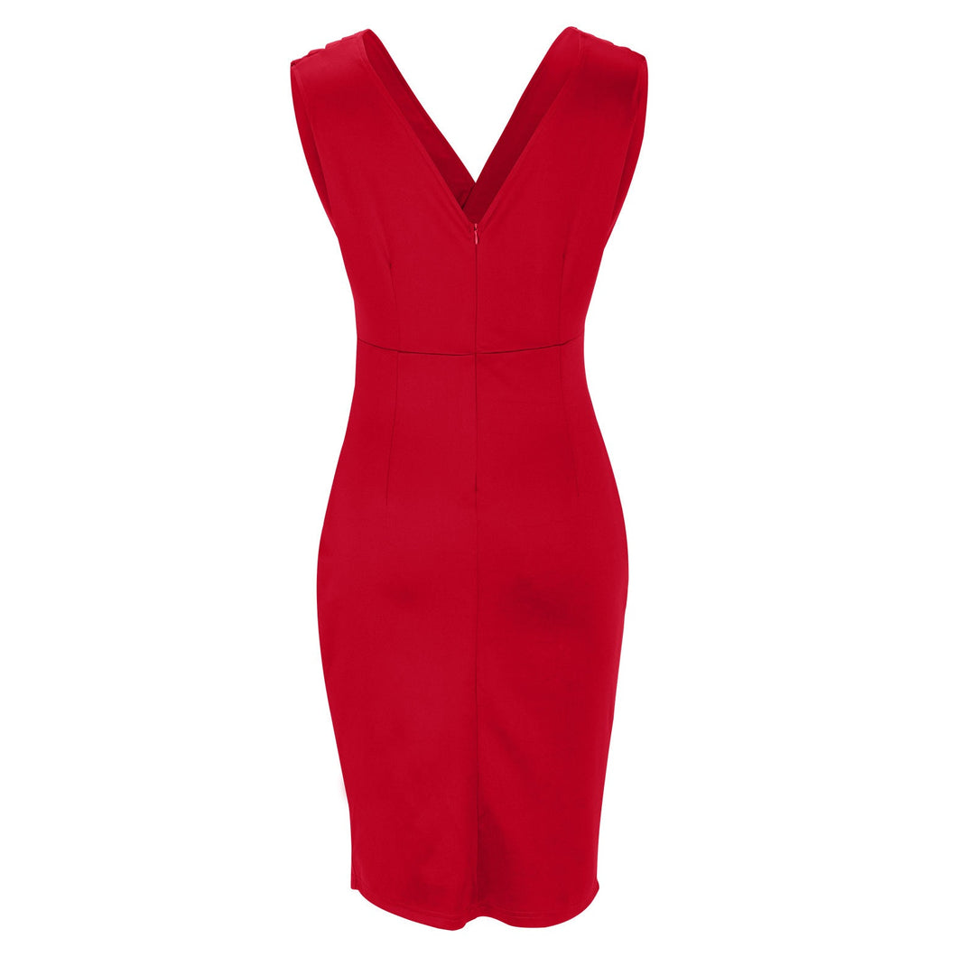 Lavenza™ | Elegant Slim Fit Midi Dress