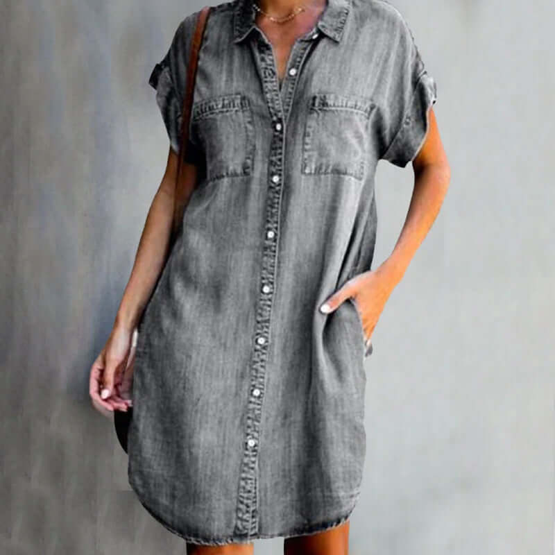 Chloe | Classic Denim Dress