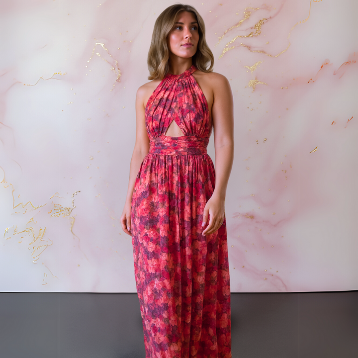 Cora | Floral Maxi Wedding Guest Dress