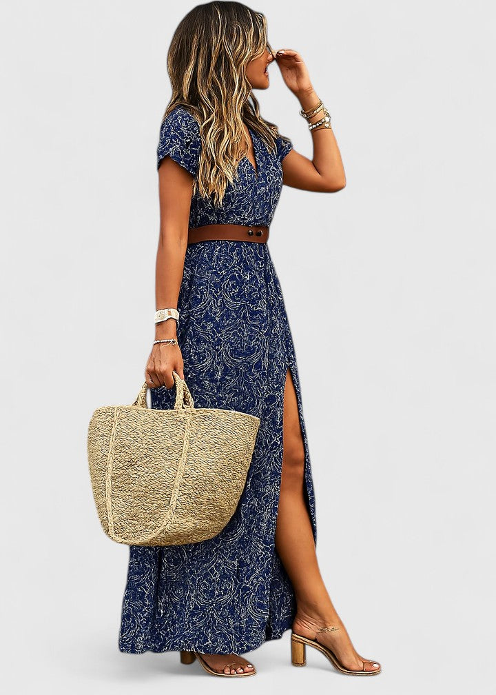 Alleta | Sophisticated Flowing Maxi Dress