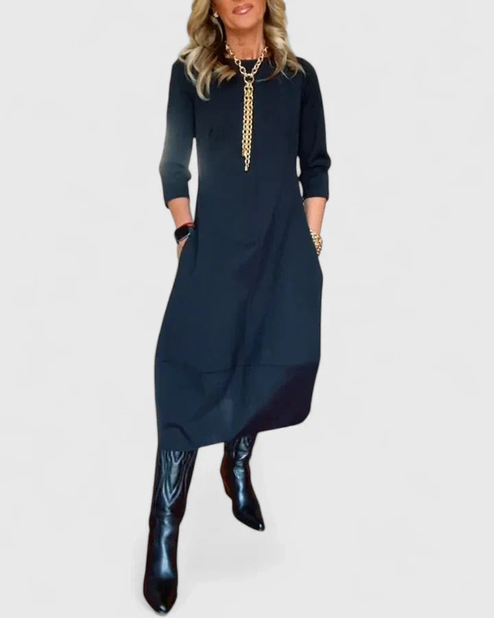 Danyshka | Elegant Pleated Midi Dress
