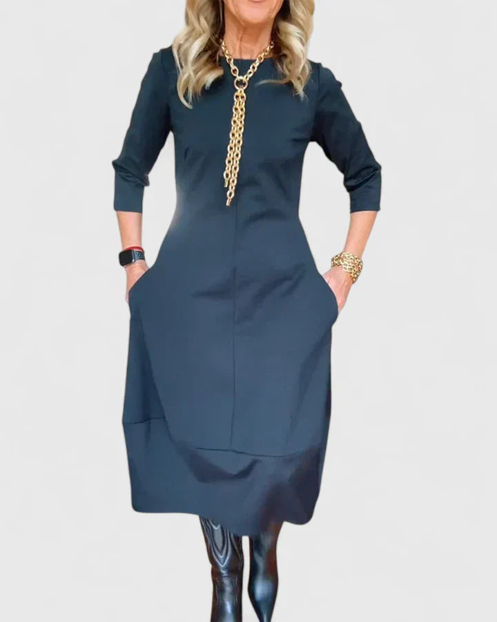 Danyshka | Elegant Pleated Midi Dress