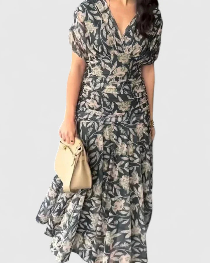 Chrystiaa | Sophisticated Formal Midi Dress