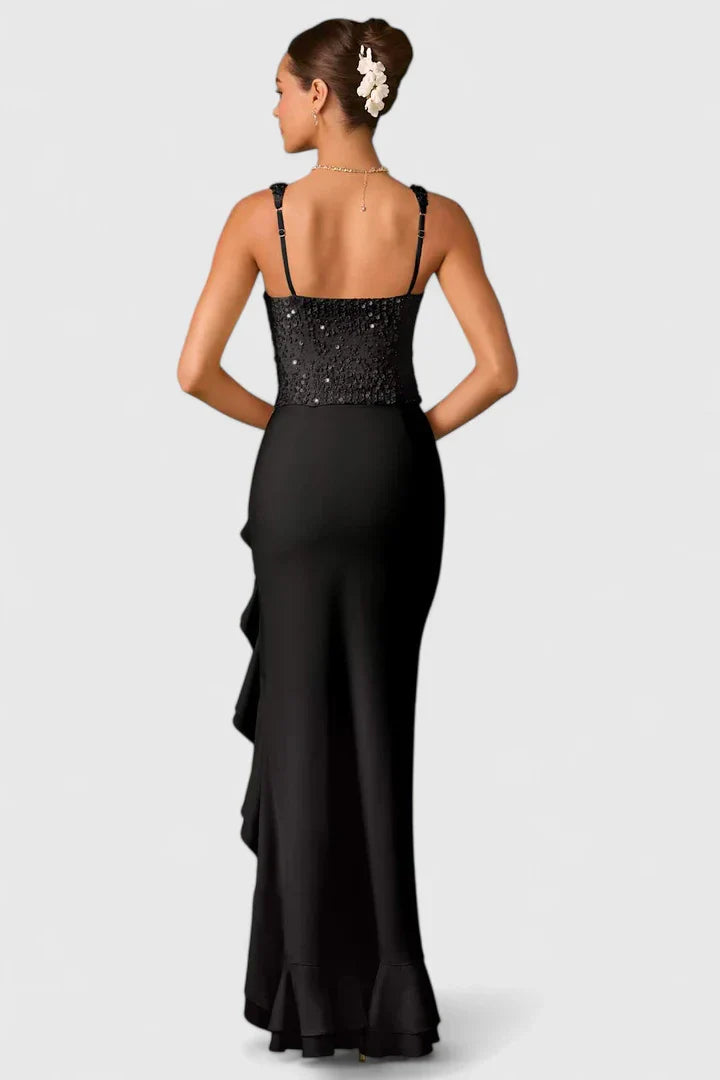 Almyra™ | Elegant Black Formal Dress