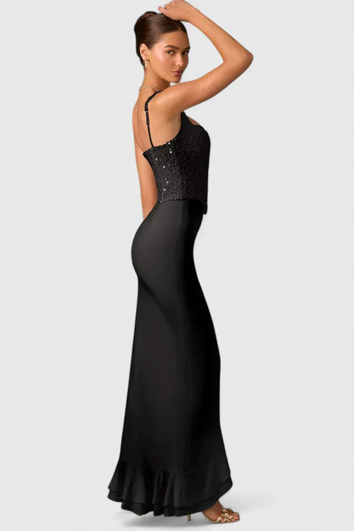 Almyra™ | Elegant Black Formal Dress