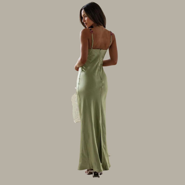 Melanie | Embroidered Floral Wedding Guest Dress