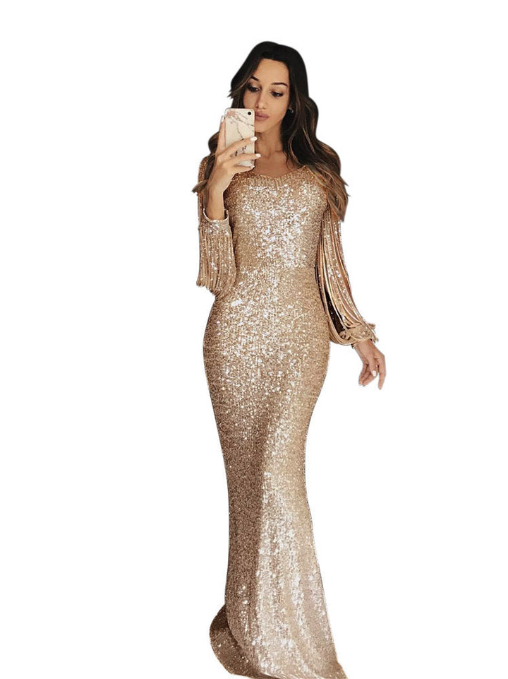 Elena | Sequin Sleeveless Wedding Guest Dress