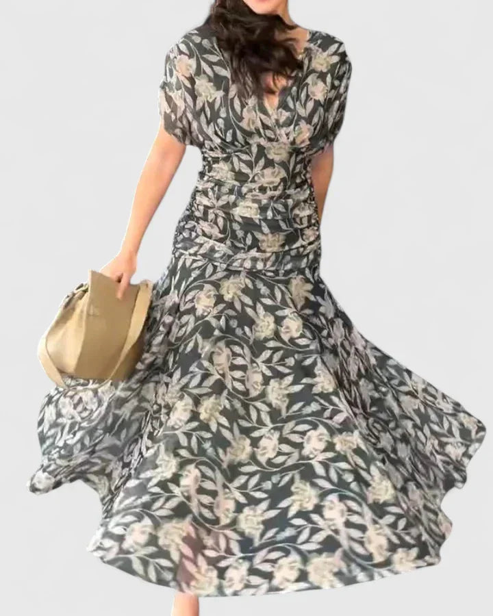 Chrystiaa | Sophisticated Formal Midi Dress