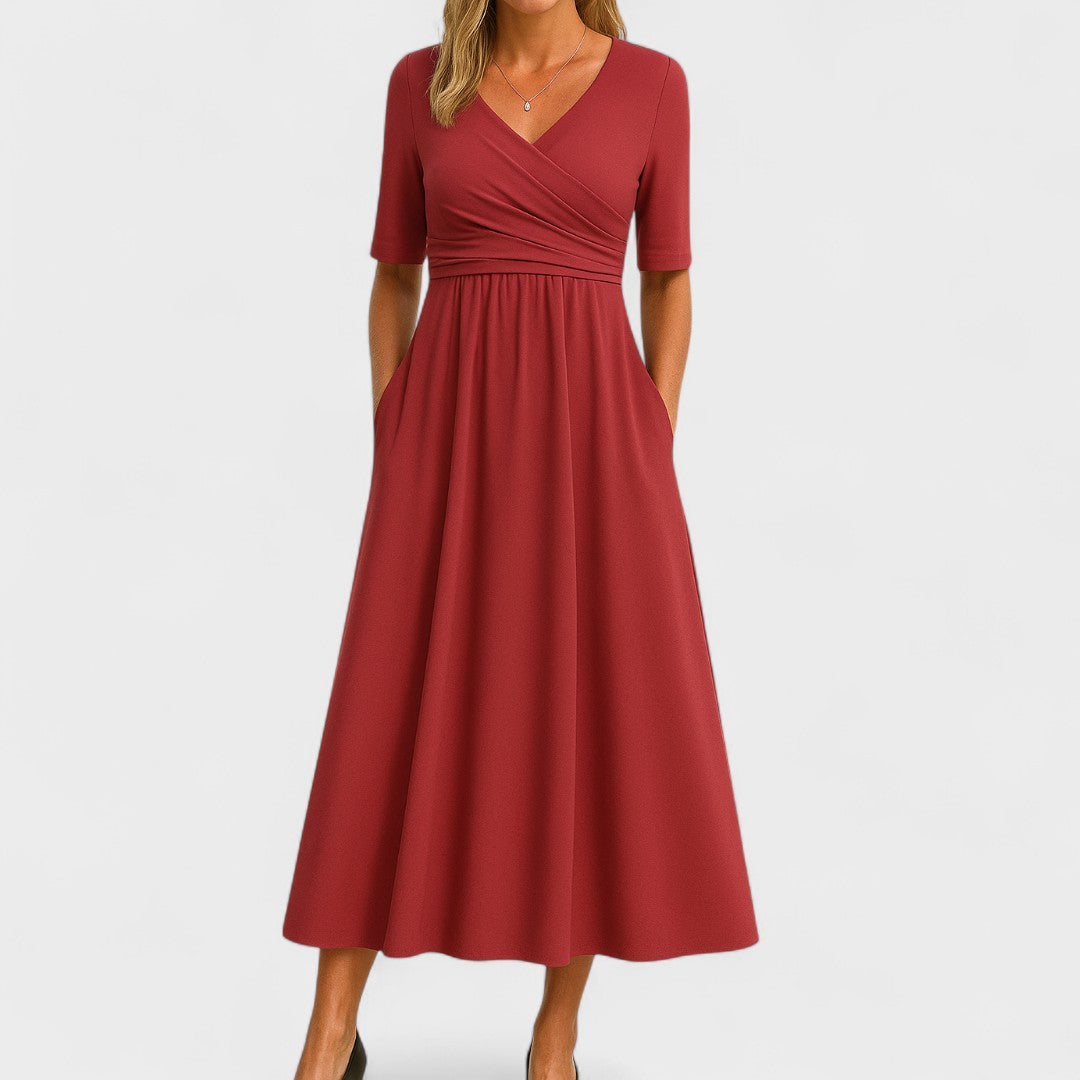 Phoebe | Elegant Classic Midi Dress