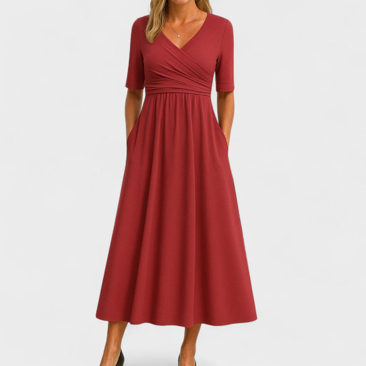 Phoebe | Elegant Classic Midi Dress