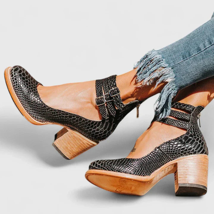 Janelis | Orthopedic Block Heel Sandals