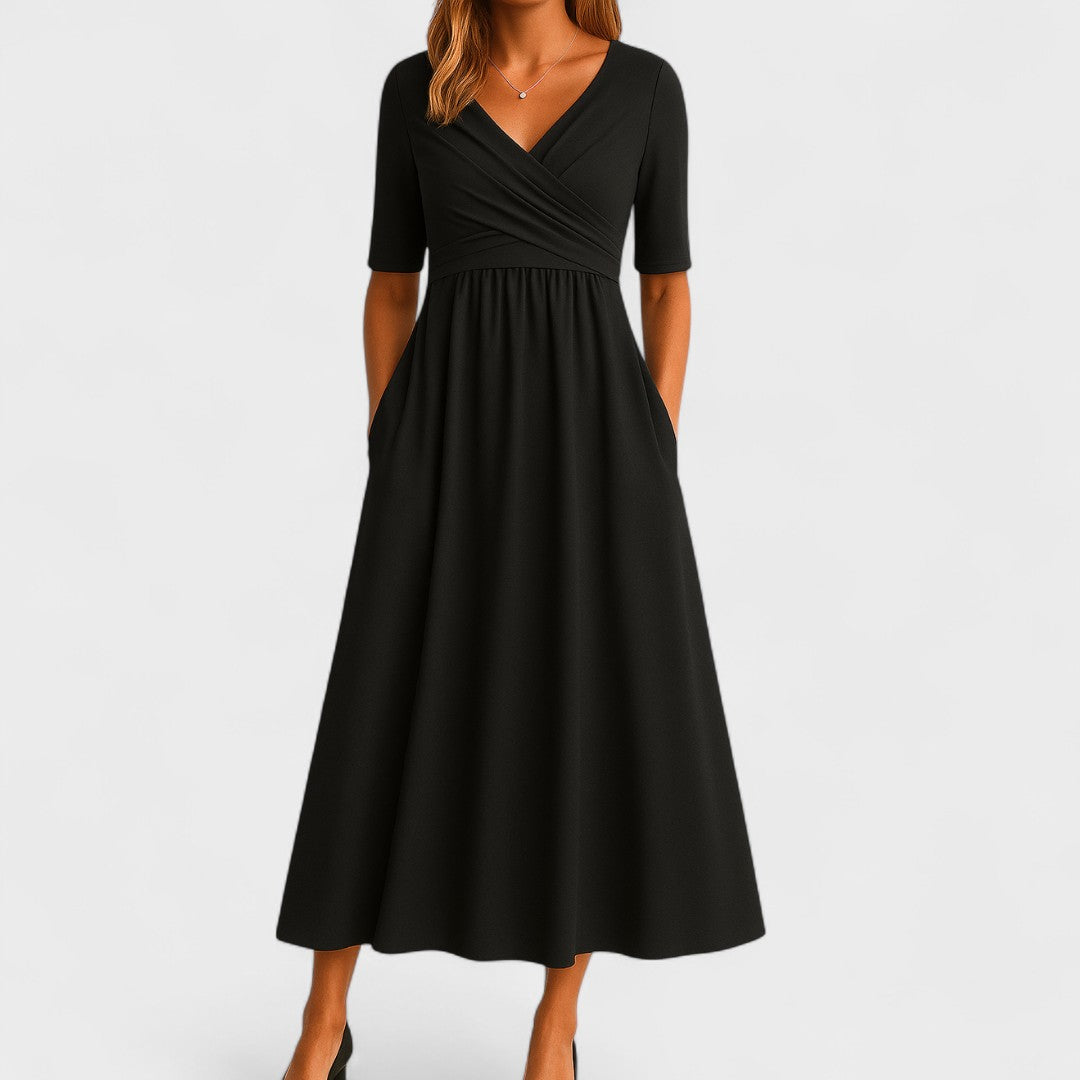 Phoebe | Elegant Classic Midi Dress