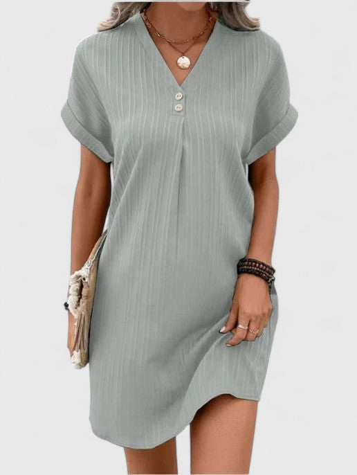 Massie | Elegant Draped Midi Dress