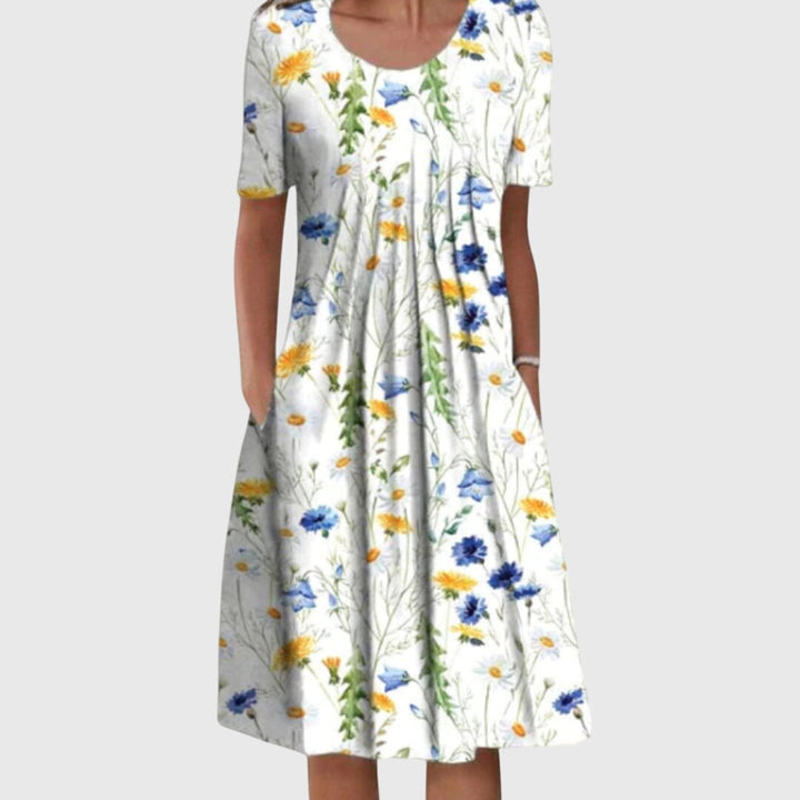 Mary™ | Flattering Tummy Control Midi Dress