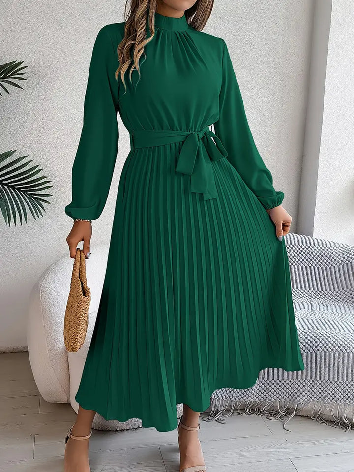 Rae | Pleated Midi Wedding Guest Dress