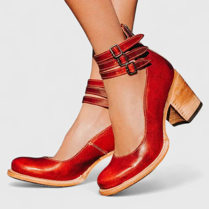 Janelis | Orthopedic Block Heel Sandals