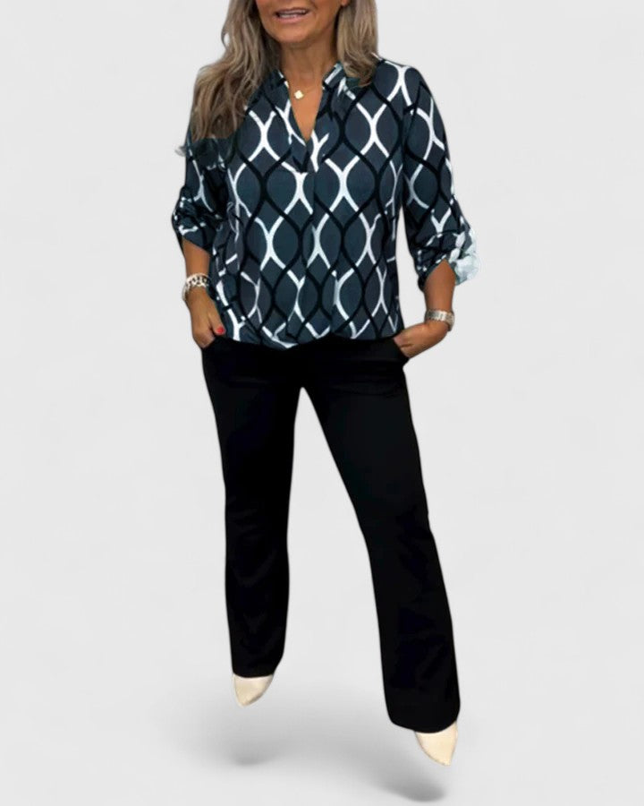 Ella | Elegant Satin Blouse