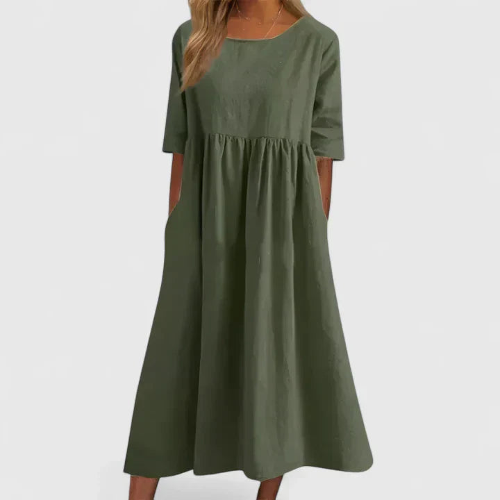 Thalyvia | Relaxed Summer Midi Dress