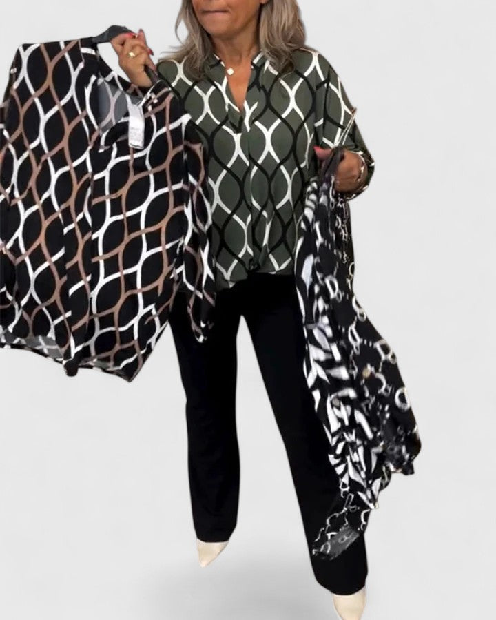 Ella | Elegant Satin Blouse