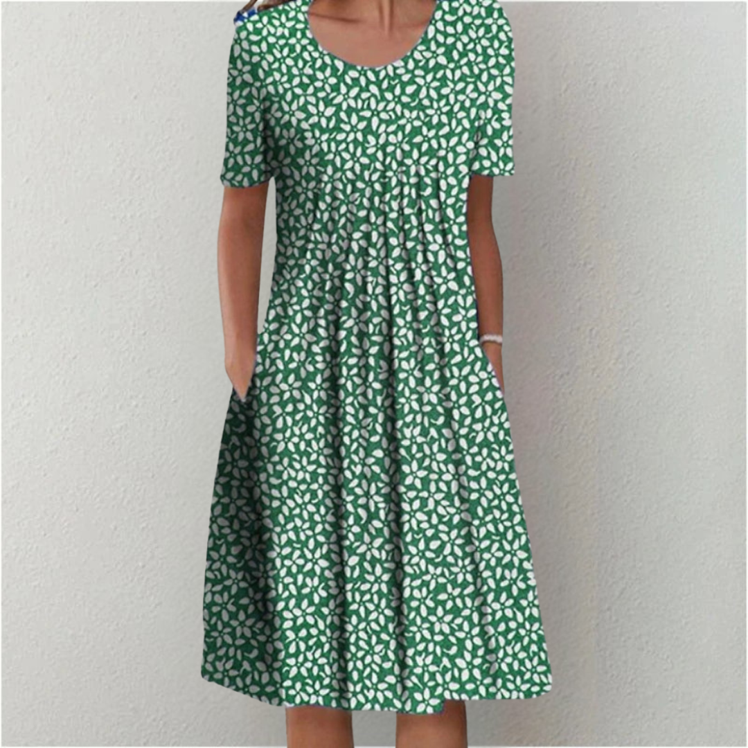 Olyverrah | Elegant Printed Maxi Dress