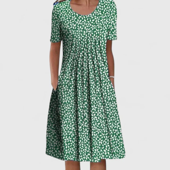 Olyverrah | Elegant Printed Maxi Dress