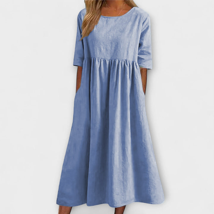 Kalyopi | Relaxed Fit Casual Midi Dress