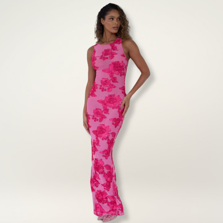 Lily | Floral Maxi Wedding Guest Dress