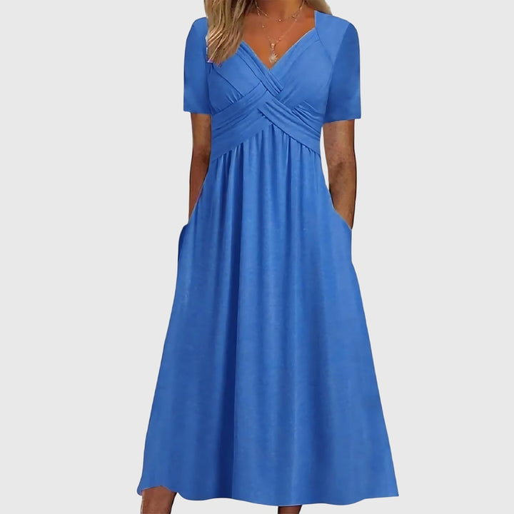 Viola™ | Flattering Tummy Control Midi Dress