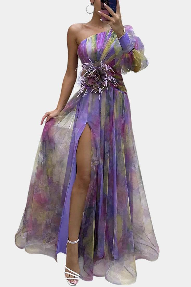 Danyzhel | Elegant Side-Slit Maxi Dress