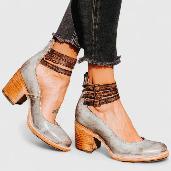 Janelis | Orthopedic Block Heel Sandals