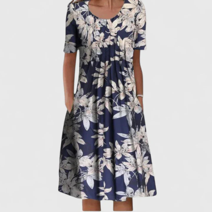 Olyverrah | Elegant Printed Maxi Dress
