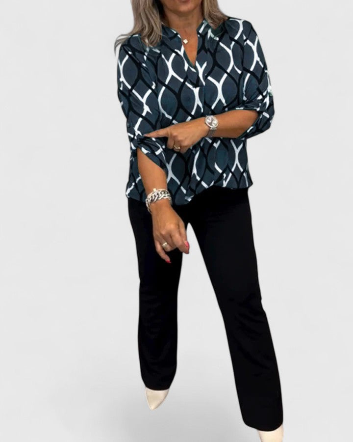 Ella | Elegant Satin Blouse