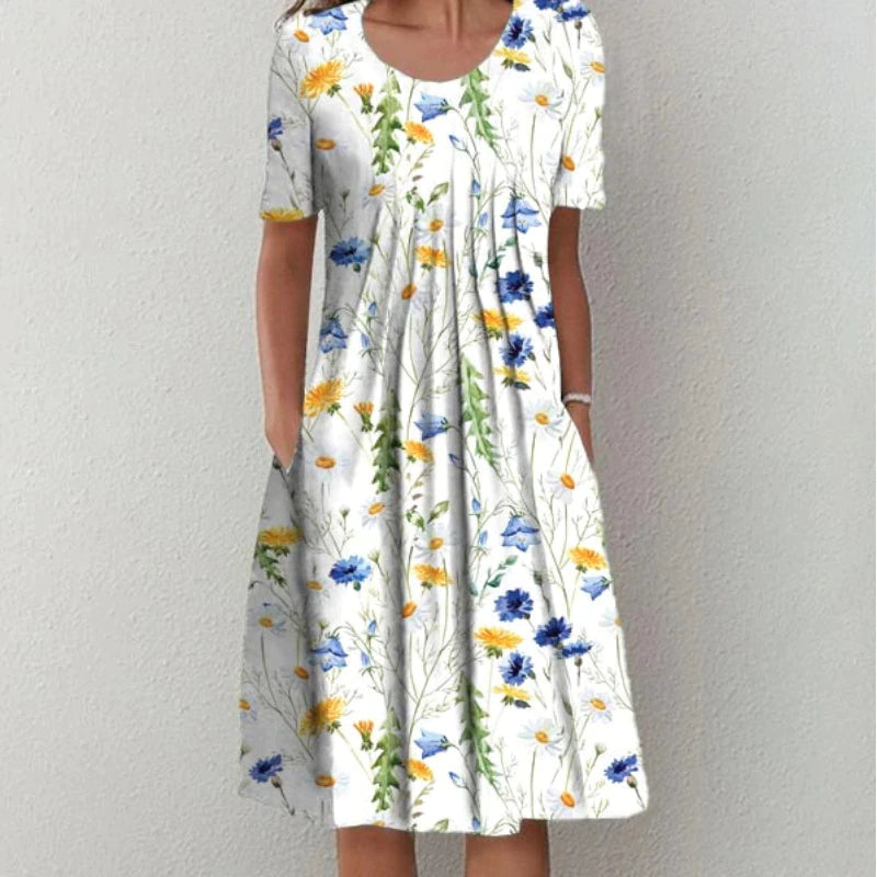 Olyverrah | Elegant Printed Maxi Dress
