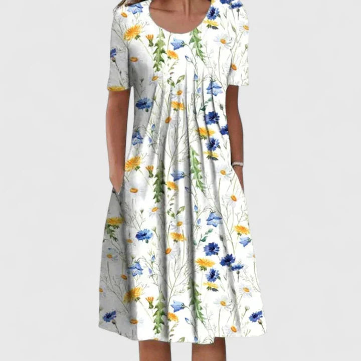 Olyverrah | Elegant Printed Maxi Dress