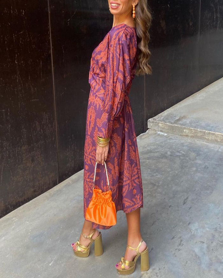 Clementine | Satin Knot Wedding Guest Dress