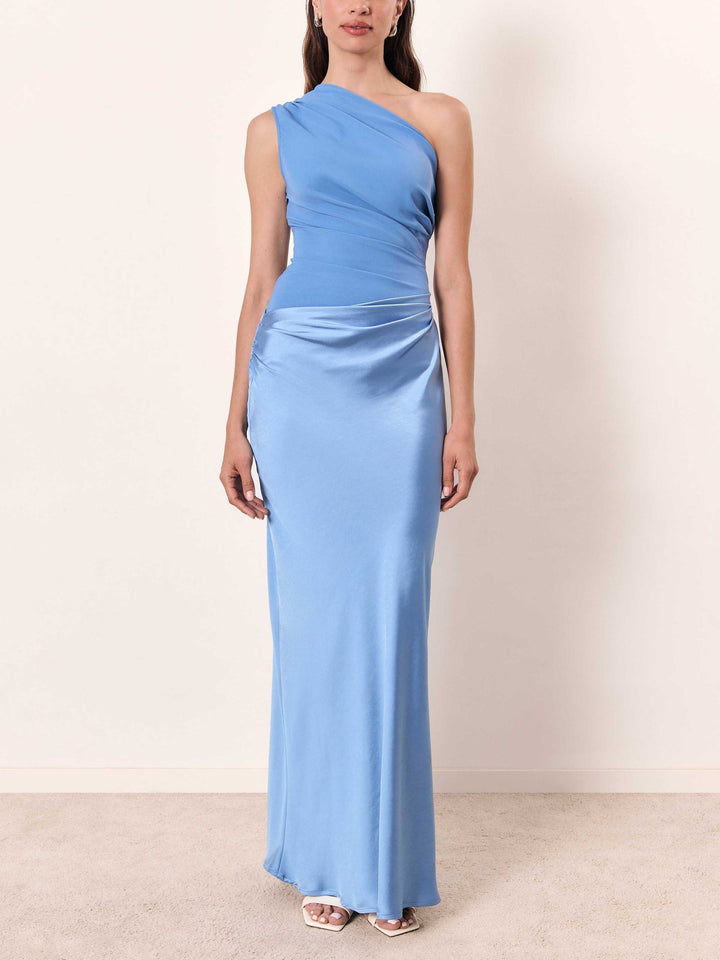 Anita | One-Shoulder Pleated Wedding Guest Dress