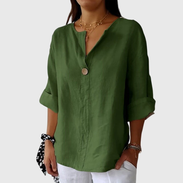Valentina™ | Elegant Silk Blouse