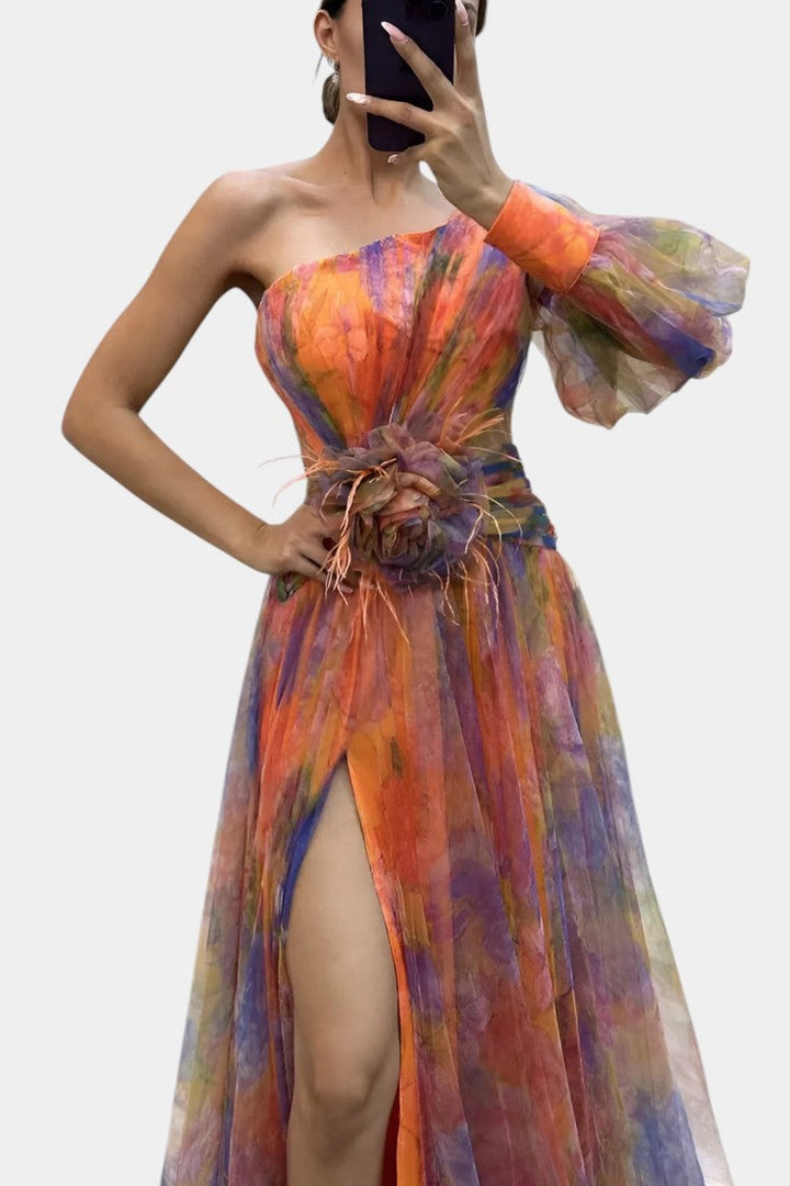 Danyzhel | Elegant Side-Slit Maxi Dress