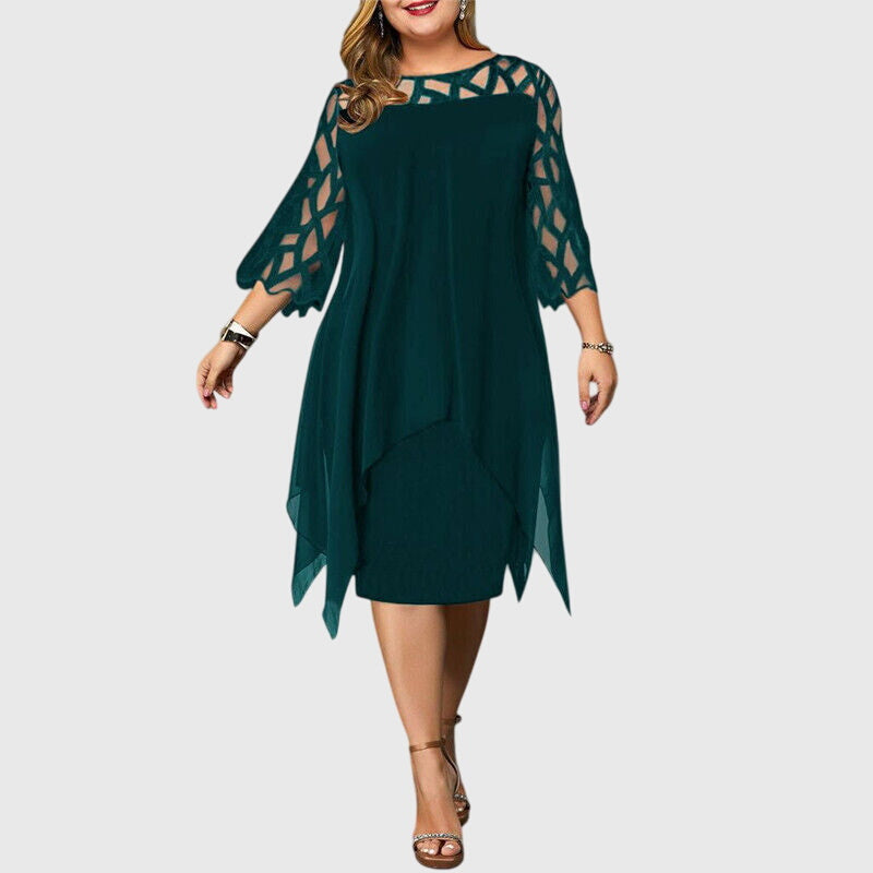 Juliana | Chic Tailored Midi Dress
