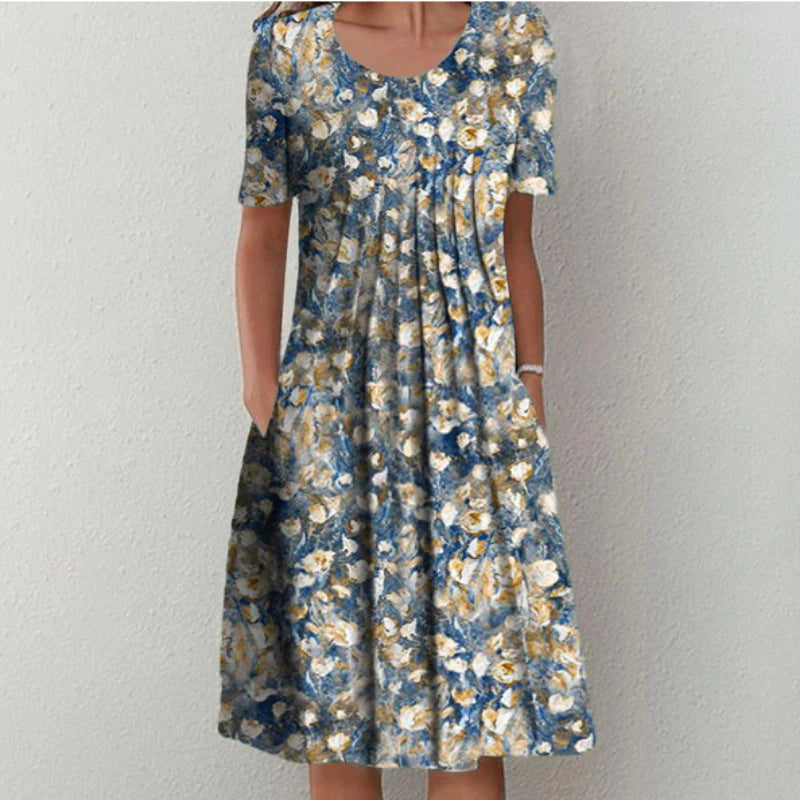 Olyverrah | Elegant Printed Maxi Dress