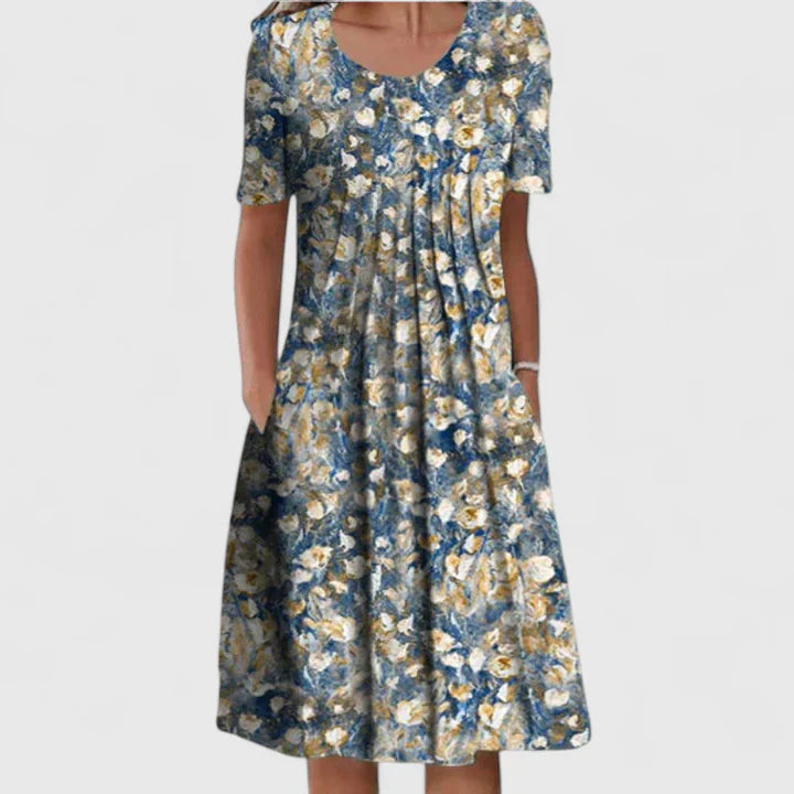 Olyverrah | Elegant Printed Maxi Dress