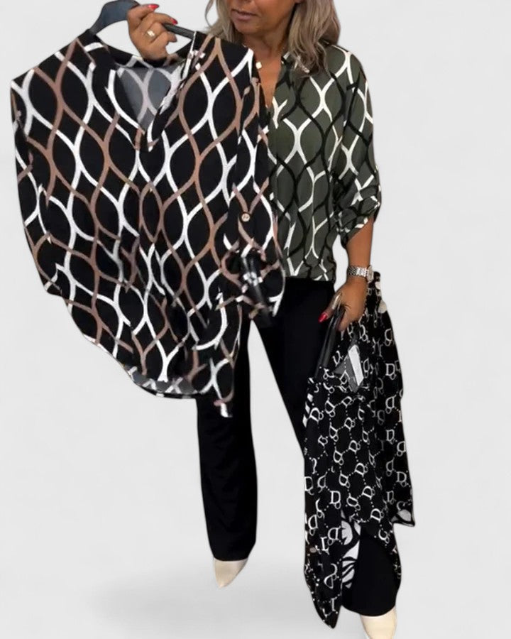 Ella | Elegant Satin Blouse
