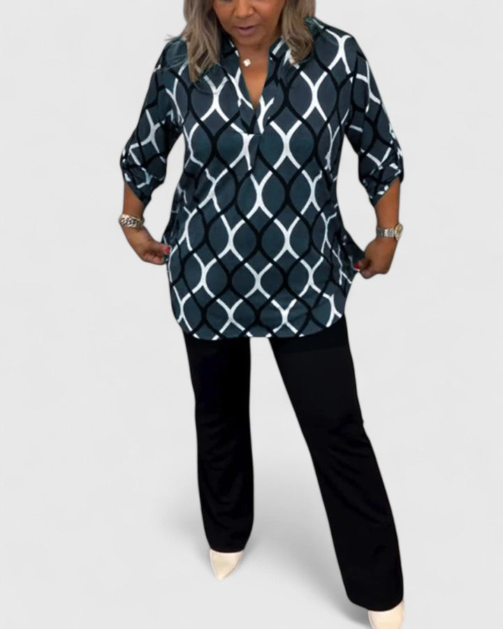 Ella | Elegant Satin Blouse