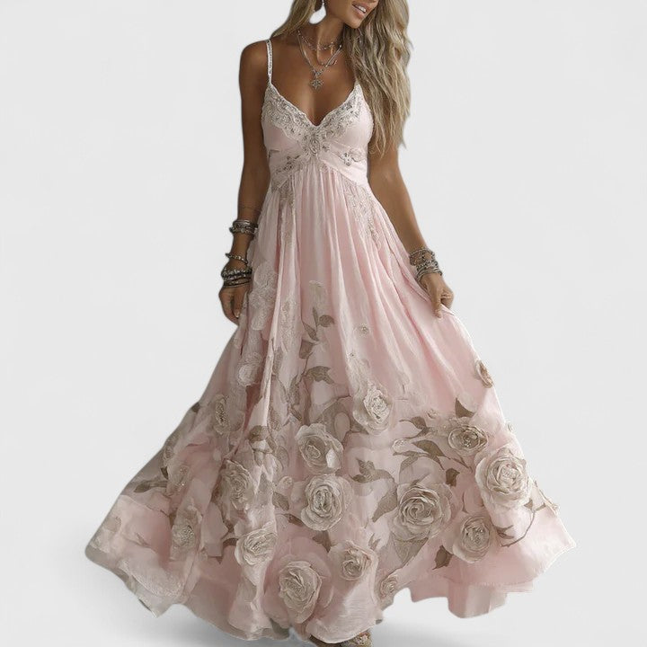 Marizandra | Elegant Green Evening Gown