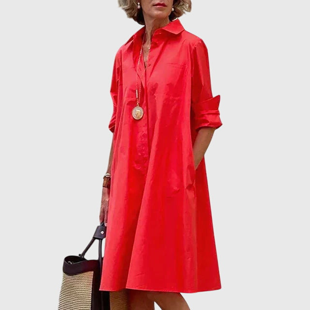 Paige™ | Elegant Pocket Midi Dress