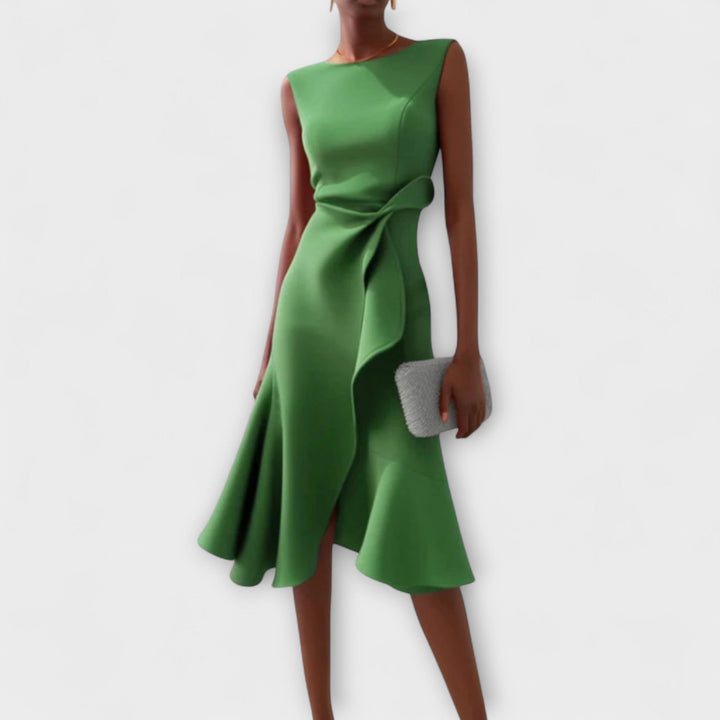 Darlene | Sophisticated Structured Midi Dress