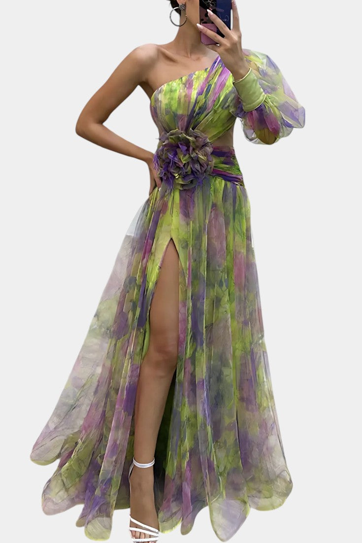Danyzhel | Elegant Side-Slit Maxi Dress